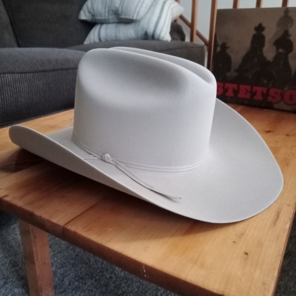 NIB Vintage Stetson D4 Ranch Tan Cowboy Hat